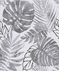 If you have your own one, just create an account on the website and upload a picture. Gravity Botanical Leaf Wallpaper Black White Grandeco Decorating Centre Online
