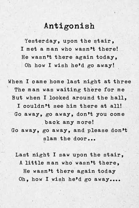 Poem] Antigonish by William Hughes Mearns : r/Poetry