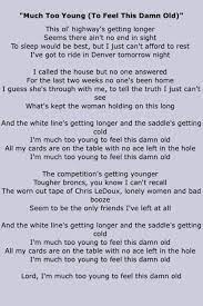 Garth Brooks Great Song Lyrics Country Music Lyrics Country Song Lyrics