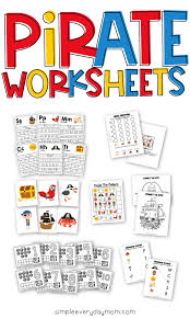 Colouring sheets, crossword and wordsearch puzzles, grammar, and much more. Pirate Worksheets For Kids