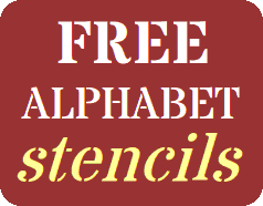 Best letter stencils for kids: Free Printable Stencils For Alphabet Letters Numbers Wall Painting Stencils For Free Freealphabetstencils Com