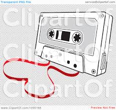 Royalty Free Vector Clip Art Illustration Of A Love Song Cassette Tape With A Heart By Any Vector 1055168 Matching elements in black and white: