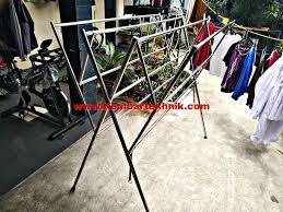 Cara membuat jemuran baju dari bambu : Jemuran Lipat Stainless Berkualitas Gambar Jemuran Dinding Stainles