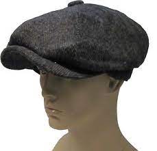 Peaky Blinders Newsboy Herringbone Gatsby Cap Hat Flat 8 Panel Baker Boy Mens Baker Boy Cap Newsboy Baker Boy