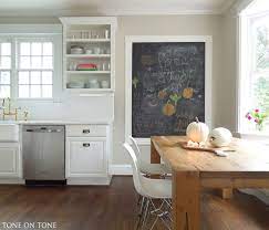 Chalkboard In Kitchen Kitchen Wall Colors Grey Kitchen Walls Chalk Paint Kitchen Cabinets