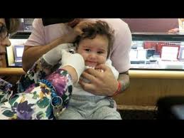 Ace Family Baby Gets Her Ears Pierced In 2020 Ace Family Ace Cute Babies