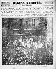 Följ dagens nyheter i sociala medier. File Dagens Nyheter 25 Juni 1923 Jpg Wikimedia Commons