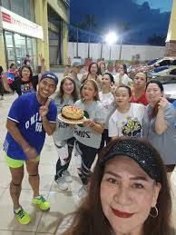 Happy birthday celebration at zumba class