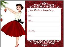 Ladies Kitty Party Invitation Cards Ideas Amp Designs Venues Via Relatably Com Invitation Card Party Kitty Party Themes Cat Party