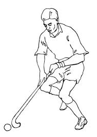 Hockey Player Coloring Page For Kids In 2020 Sports Coloring Pages Coloring Pages Printable Sports