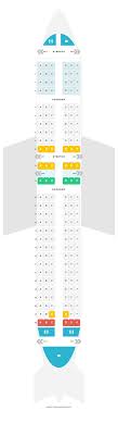 Seat Map Airbus A320 320 V2 Frontier Airlines Find The