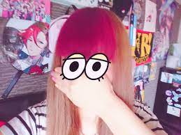 前髪だけ染めたら全部ピンクにしたくなったんだ マニパニ 派手髪さんと繋がりたい mickey mouse autumn instagram mickey