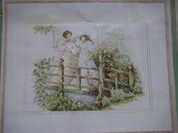 Cross stitch fairy cross stitch angels cross stitching cross stitch embroidery cross stitch patterns dragons zodiac art zodiac signs ancient egyptian art. Maria Van Scharrenburg Spring Morning 9317 Lanarte Cross Stitch Kit