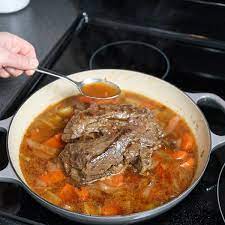 Wash the carrots and celery and peel your onion and carrots. Braised Beef 9 Simple Steps How To Braise Beef