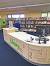High School Library Circulation Desk