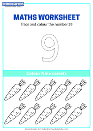 Coloring numbers 1 to 10 worksheets insects theme free download printable insects theme coloring numbers worksheets for toddlers pre k children preschoolers kindergarten kids and other early childhood education. Trace Count And Color Number 9 Worksheets For Preschool Kindergarten Grade Art And Craft Worksheets Schoolmykids Com