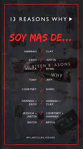 Serie Plantilla Para Historia De Instagram 13 Reasons Why Historias De Instagram Juego De Preguntas Instagram