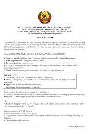 However, as i had mentioned there before, it's ideally a personal choice whether to address you guest directs or the visa. London Greater London United Kingdom Mozambique Visa Application Form High Commission For The Republic Of Mozambique Download Printable Pdf English Spanish Templateroller