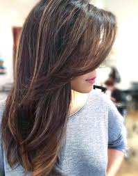 Side Swept Bangs With Long Layers Hairstyle In 2020 Side Bangs Hairstyles Layered Haircuts With Bangs Long Layered Haircuts