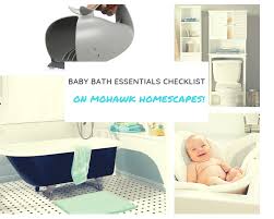 baby bath essentials checklist mohawk