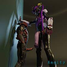 2boys 3d amgitz big penis blender erection gay larger male male  malemale male only nezha (warframe) nezha prime (warframe) simple  background size difference stalker (warframe) tagme tenno unusual penis