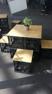 Portable Milk Crate Furniture Milk Crate Furniture Crate Furniture Milk Crates Diy