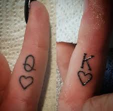 Lolliedropart brigitte_lindholm queen_of_hearts queen_of_hearts_tattoo solo tattoo tattoo_edit white_female. 165 Matching King And Queen Tattoos For Couples 2020