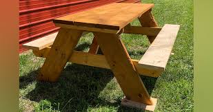 Huge sale on 6 picnic table now on. 6 Foot Picnic Table Project By Jacqueline At Menards
