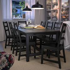 Nordviken Extendable Table Black 82 5 8 113 3 4x41 3 8 Ikea In 2020 Dining Table Wood Dining Table Solid Wood Chairs