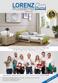 6, 4 cm dicke und interne kammerstruktur bieten unübertroff ene stabilität und stützkraft. Lorenz Pflegebetten 2018 By Michael Reichstamm Issuu