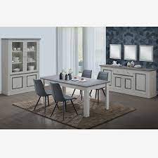 Son coloris bois gris s'agencera dans de nombreuses ambiances déco ! Salle A Manger Complete Salle A Manger Pas Chere Sejour Complet