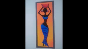 Publicado por greta luna en 10:41 1 comentario: Cuadro Negritas Africanas En Goma Eva Youtube