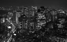 Download the tokyo ghoul title logo png images background image and use it as your wallpaper, poster and banner design. Tokyo Black And White Wallpapers Top Free Tokyo Black And White Backgrounds Wallpaperaccess