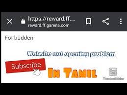 Free Fire Rewards Redemption Site Not Opening Problem Forbidden Problem Youtube