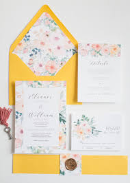 Yellow Wedding Invitation Suite The Eleanor Collection Etsy In 2020 Yellow Floral Wedding Invitations Summer Wedding Invitations Yellow Wedding Invitations