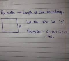 Formula to calculate area of a square from perimeter. Write An Algorithm To Calculate Perimeter Of A Square Brainly In