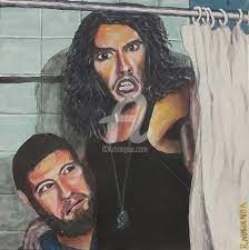 The team that brought you 'nanacdotes' and 'pin pin' return to discuss russell's hollywood adventures, matt's life as a father and everything in between. Russell Brand Matt Morgan Painting By Robbie Nuwanda Artmajeur