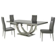Special financing available in our online store or our showrooms in west palm, miami, fort myers, naples, and broward. Ulysis Ii Gavin Gray 5 Piece Dining Set El Dorado Furniture