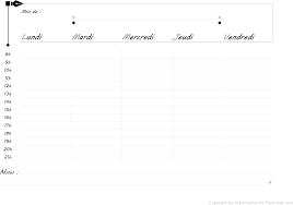 Planning Semainier Pour Planifier Les Horaires De La Semaine A Imprimer Calendrier Hebdomadaire Planning Semaine Plannig Semaine