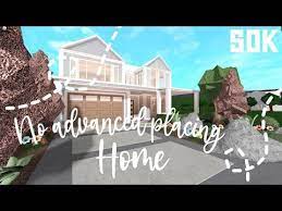 Bloxburg No Advanced Placing House 50k House Build Youtube In 2021 Bloxburg Houses Bloxburg House Ideas Building A House