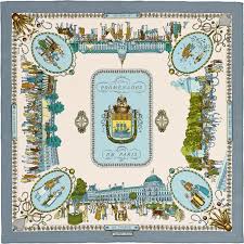 La Maison Des Carres Hermes Promenades De Paris Silk Accessories Hermes Scarf Scarf Design