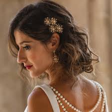 Gold Hair Piece Wedding Guest