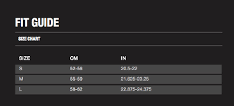 Bell Super 2 Helmet Size Chart