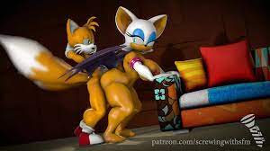 Tails and rouge naked