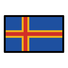 The flag of åland (swedish: Flag Aland Islands Emoji