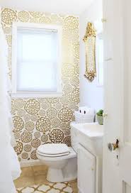 Gold Glam Bathroom Makeover Bathroom Wall Decor Bathroom Makeover Bathroom Design