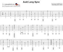 Auld Lang Syne Fingerstyle Guitar Tab Guitarnick Com Guitar Tabs Fingerstyle Guitar Guitar