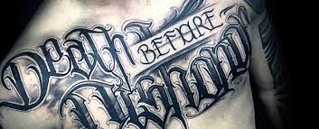 You guys all make a great mix of personalities, and your interaction is really fun for us to watch. 40 Death Before Dishonor Tattoo Designs For Men Manly Ink Ideas