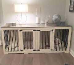 Amazing Dog Crate Side Table With Coffee Table Dog Crate Coffee Table Home Interior Design Farm House Living Room Home Decor Diy Dog Crate