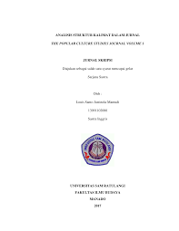 Ciri ciri kalimat efektif 1. Https Ejournal Unsrat Ac Id Index Php Jefs Article Download 17783 17307